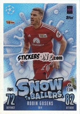 Sticker Robin Gosens - UEFA Champions League & Europa League 2023-2024. Match Attax n. SB9 - Topps