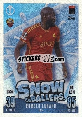 Sticker Romelu Lukaku - UEFA Champions League & Europa League 2023-2024. Match Attax n. SB14 - Topps