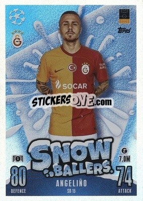 Sticker Angeliño - UEFA Champions League & Europa League 2023-2024. Match Attax n. SB15 - Topps