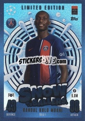 Cromo Randal Kolo Muani - UEFA Champions League & Europa League 2023-2024. Match Attax - Topps