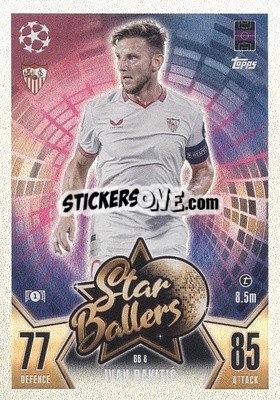 Figurina Ivan Rakitić - UEFA Champions League & Europa League 2023-2024. Match Attax - Topps