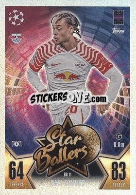 Sticker Xavi Simons - UEFA Champions League & Europa League 2023-2024. Match Attax - Topps