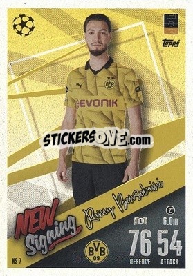 Sticker Ramy Bensebaini - UEFA Champions League & Europa League 2023-2024. Match Attax n. NS7 - Topps