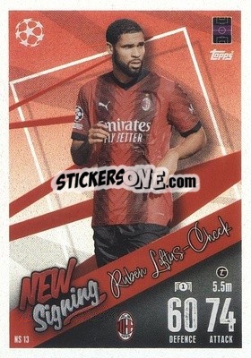 Sticker Ruben Loftus-Cheek - UEFA Champions League & Europa League 2023-2024. Match Attax n. NS13 - Topps
