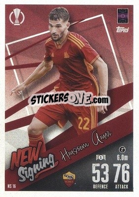 Sticker Houssem Aouar - UEFA Champions League & Europa League 2023-2024. Match Attax n. NS16 - Topps