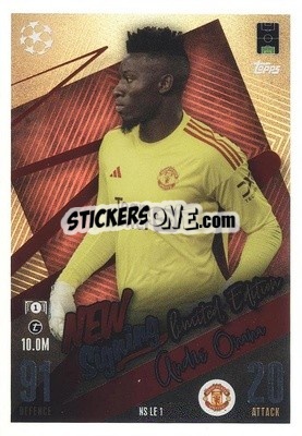 Sticker André Onana - UEFA Champions League & Europa League 2023-2024. Match Attax n. NSLE1 - Topps