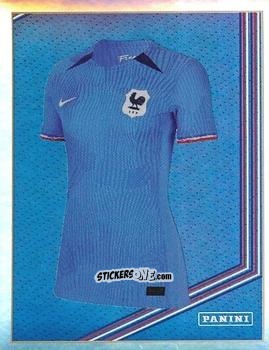Sticker T-shirt équipe de France féminine - Team France 2023. Fiers d'être Bleus
 n. 1 - Panini