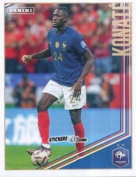 Figurina Ibrahima Konaté - Team France 2023. Fiers d'être Bleus
 n. 51 - Panini
