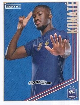Figurina Ibrahima Konaté - Team France 2023. Fiers d'être Bleus
 n. 53 - Panini