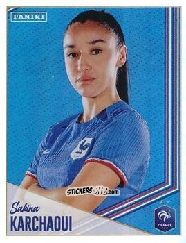 Figurina Sakina Karchaoui - Team France 2023. Fiers d'être Bleus
 n. 77 - Panini