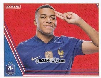 Figurina Kylian Mbappé - Team France 2023. Fiers d'être Bleus
 n. 81 - Panini