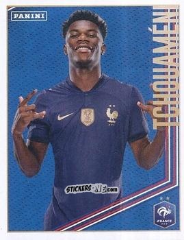Figurina Aurélien Tchouaméni - Team France 2023. Fiers d'être Bleus
 n. 89 - Panini
