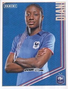 Cromo Kadidiatou Diani - Team France 2023. Fiers d'être Bleus
 n. 152 - Panini