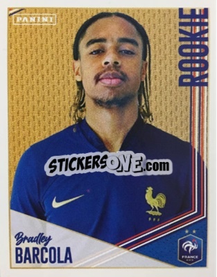 Sticker Bradley Barcola - Team France 2023. Fiers d'être Bleus
 n. 163 - Panini