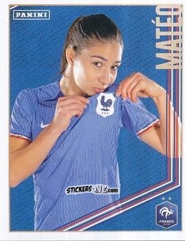 Sticker Clara Matéo - Team France 2023. Fiers d'être Bleus
 n. 192 - Panini