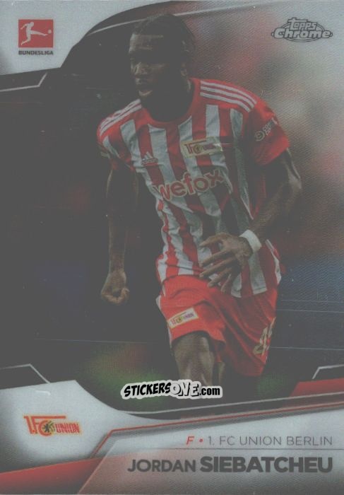 Cromo Jordan Siebatcheu - Bundesliga Chrome 2022-2023
 n. 11 - Topps