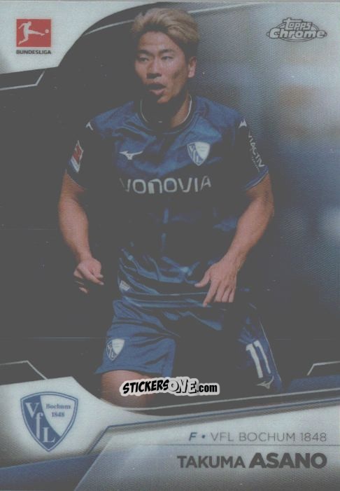 Cromo Takuma Asano - Bundesliga Chrome 2022-2023
 n. 16 - Topps