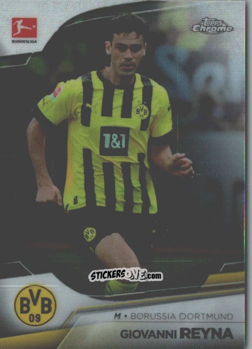 Figurina Giovanni Reyna - Bundesliga Chrome 2022-2023
 n. 26 - Topps