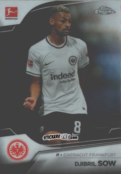 Figurina Djibril Sow - Bundesliga Chrome 2022-2023
 n. 35 - Topps