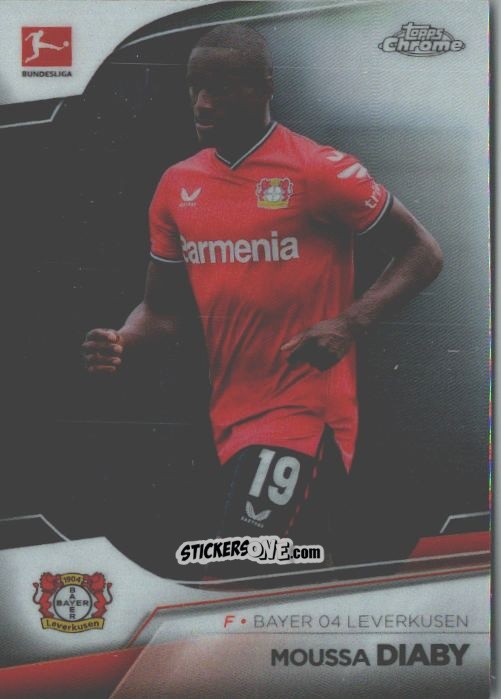 Figurina Moussa Diaby - Bundesliga Chrome 2022-2023
 n. 60 - Topps