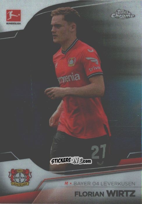 Figurina Florian Wirtz - Bundesliga Chrome 2022-2023
 n. 61 - Topps