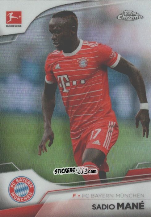 Figurina Sadio Mane - Bundesliga Chrome 2022-2023
 n. 78 - Topps