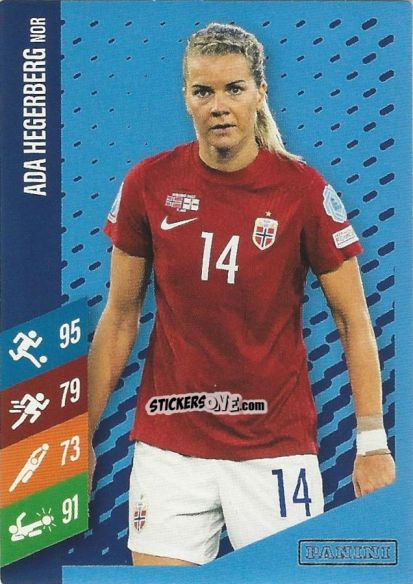 Figurina Ada Hegerberg - Family FIFA Women's World Cup 2023
 n. 38 - Panini
