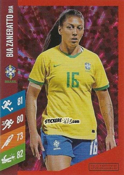 Figurina Bia Zaneratto - Family FIFA Women's World Cup 2023
 n. 12f - Panini