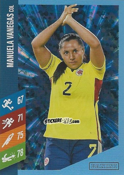 Figurina Manuela Vanegas - Family FIFA Women's World Cup 2023
 n. 13f - Panini