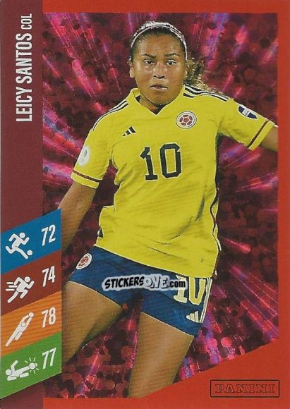 Figurina Leicy Santos - Family FIFA Women's World Cup 2023
 n. 17f - Panini