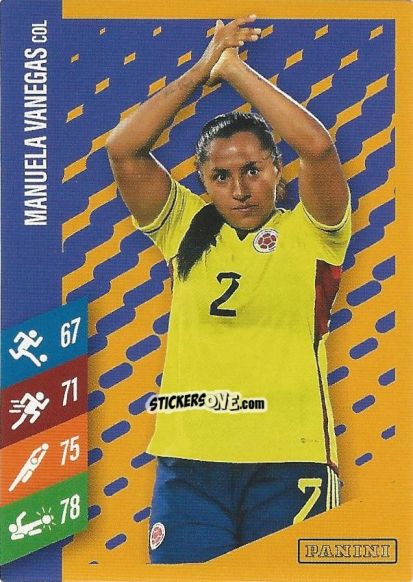 Sticker Manuela Vanegas - Family FIFA Women's World Cup 2023
 n. 13 - Panini
