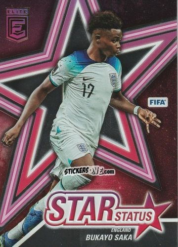 Sticker Bukayo Saka - Donruss Elite FIFA 2022-2023
 n. SS9 - Panini
