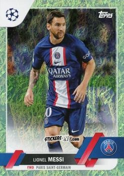 Sticker Lionel Messi - UEFA Club Competitions 2022-2023. Jade Edition
 n. 1 - Topps
