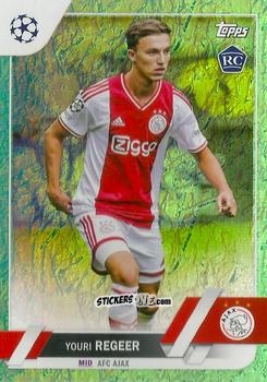 Figurina Youri Regeer - UEFA Club Competitions 2022-2023. Jade Edition
 n. 179 - Topps