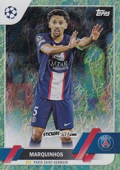 Sticker Marquinhos - UEFA Club Competitions 2022-2023. Jade Edition
 n. 180 - Topps