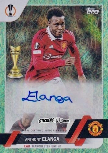 Figurina Anthony Elanga - UEFA Club Competitions 2022-2023. Jade Edition
 n. JA-AE - Topps