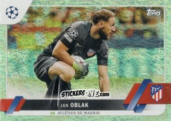 Cromo Jan Oblak - UEFA Club Competitions 2022-2023. Jade Edition
 n. 107 - Topps