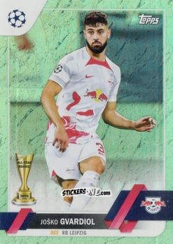 Figurina Joško Gvardiol - UEFA Club Competitions 2022-2023. Jade Edition
 n. 110 - Topps