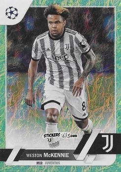 Cromo Weston McKennie - UEFA Club Competitions 2022-2023. Jade Edition
 n. 115 - Topps