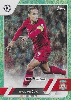 Sticker Virgil van Dijk - UEFA Club Competitions 2022-2023. Jade Edition
 n. 130 - Topps