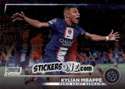 Sticker Kylian Mbappé - Stadium Club Chrome UEFA Club Competitions 2022-2023
 n. 2 - Topps