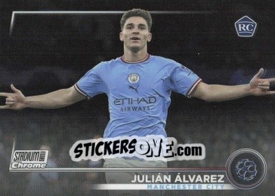 Sticker Julián Álvarez - Stadium Club Chrome UEFA Club Competitions 2022-2023
 n. 14 - Topps