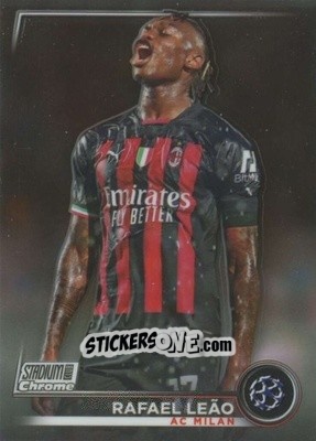 Sticker Rafael Leão - Stadium Club Chrome UEFA Club Competitions 2022-2023
 n. 17 - Topps