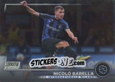 Sticker Nicoló Barella - Stadium Club Chrome UEFA Club Competitions 2022-2023
 n. 23 - Topps