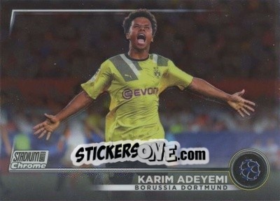 Sticker Karim Adeyemi - Stadium Club Chrome UEFA Club Competitions 2022-2023
 n. 27 - Topps