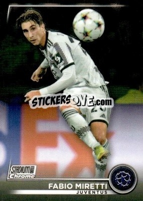 Sticker Fabio Miretti - Stadium Club Chrome UEFA Club Competitions 2022-2023
 n. 36 - Topps