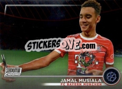Sticker Jamal Musiala - Stadium Club Chrome UEFA Club Competitions 2022-2023
 n. 42 - Topps
