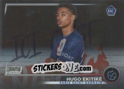 Sticker Hugo Ekitike - Stadium Club Chrome UEFA Club Competitions 2022-2023
 n. 44 - Topps