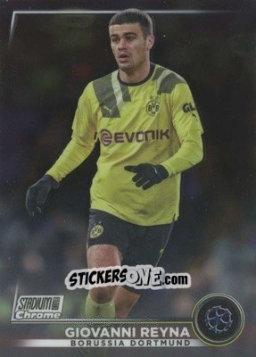 Sticker Giovanni Reyna - Stadium Club Chrome UEFA Club Competitions 2022-2023
 n. 59 - Topps