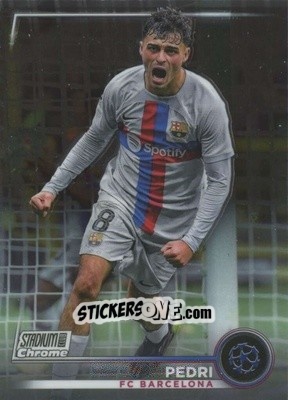 Sticker Pedri - Stadium Club Chrome UEFA Club Competitions 2022-2023
 n. 62 - Topps